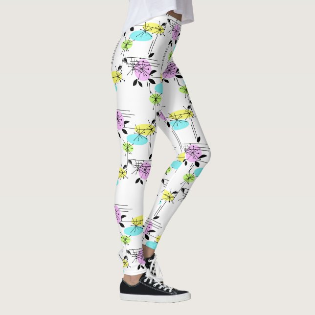 Abstract retro leggings (Right)