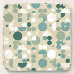 Abstract retro pattern coaster