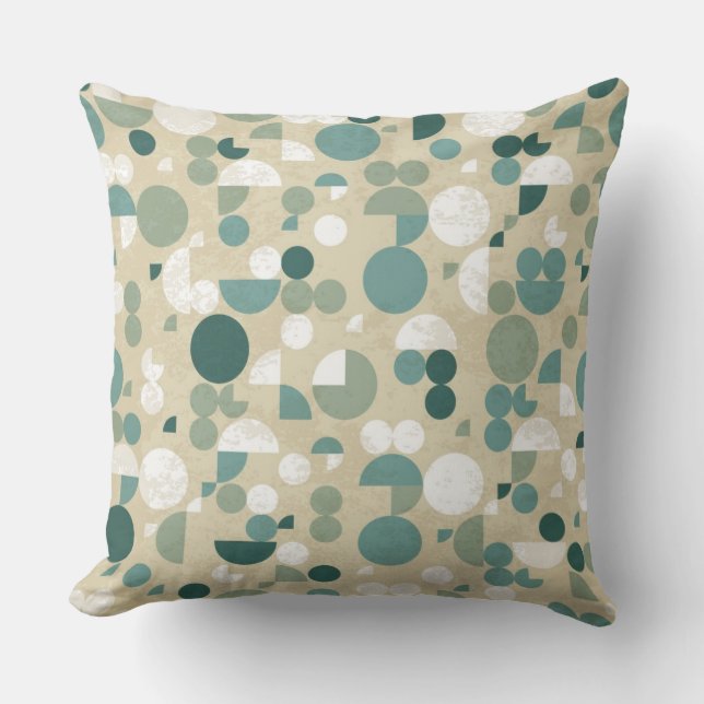Abstract retro pattern cushion (Front)