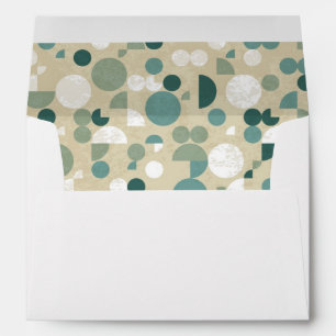 Abstract retro pattern envelopes