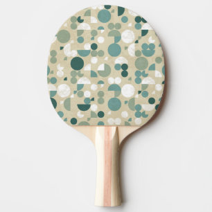 Abstract retro pattern ping pong paddle