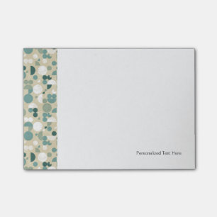 Abstract retro pattern post-it notes