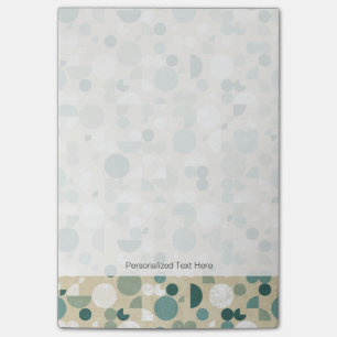 Abstract retro pattern post-it notes