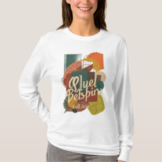 Abstract Retro Style Tee – Chartreuse Accent