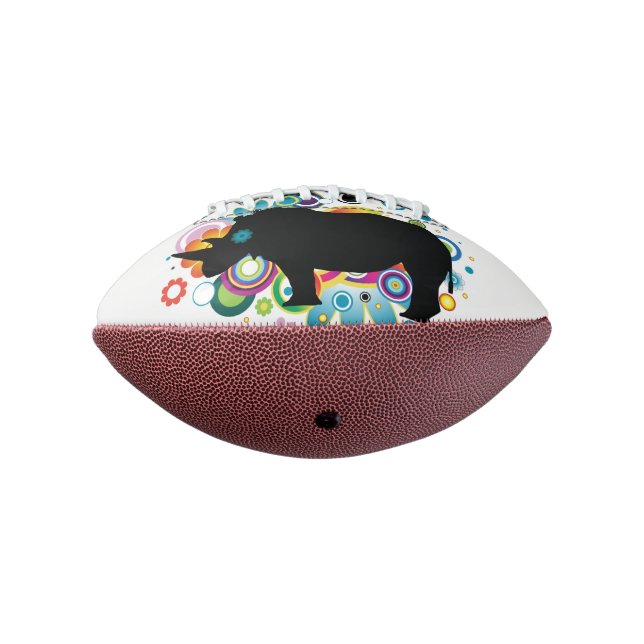 Abstract Rhino Mini Football (Rotated 270)