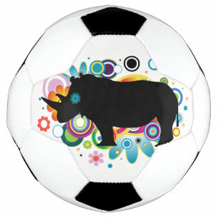 Abstract Rhino Soccer Ball