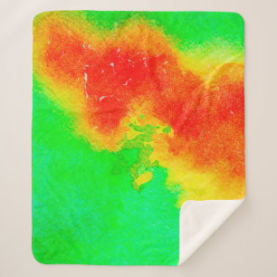 Abstract rich texture artwork. Creative patternabs Sherpa Blanket