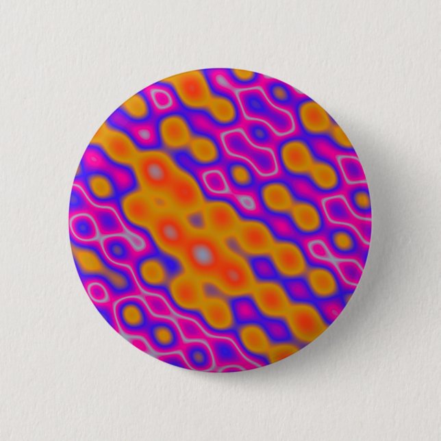 Abstract Ripples 6 Cm Round Badge (Front)