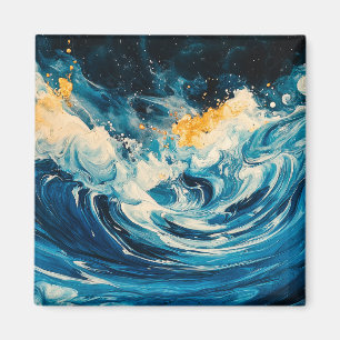 Abstract Ripples Magnet