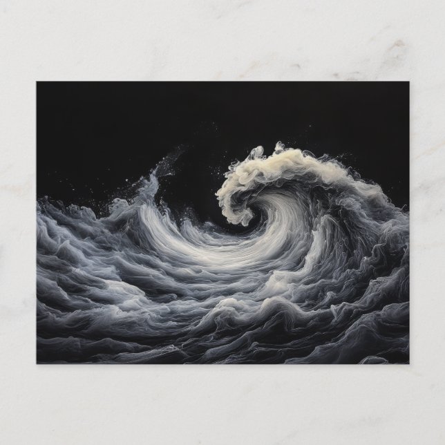 Abstract Ripples Postcard (Front)