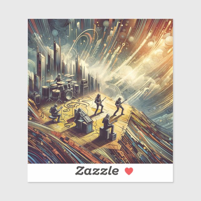 Abstract rock band (Sheet)