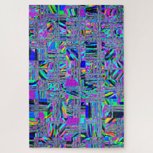 Abstract Rock Pile Pattern Colourful Jigsaw Puzzle