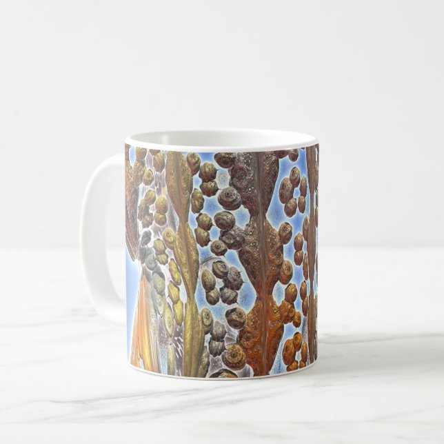 Abstract Rock Pool Coffee Mug (Front Left)