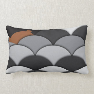 Abstract Rocks and Bear Lumbar Cushion
