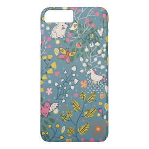Abstract romantic pattern with cartoon Case-Mate iPhone case