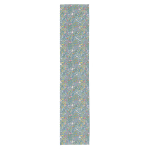 Abstract romantic pattern with cartoon short table runner