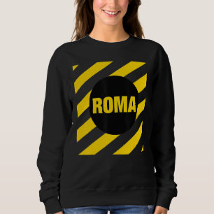 Abstract Rome Italy Square Style Roma Italia Illus Sweatshirt