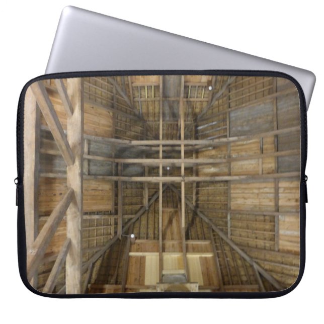 Abstract Rooftop Laptop Sleeve (Front)