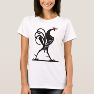 Abstract Rooster Silhouette Art T-Shirt