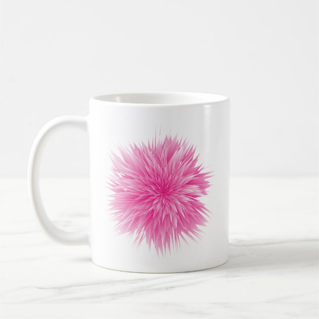 Abstract Rose Coffee Mug (Left)