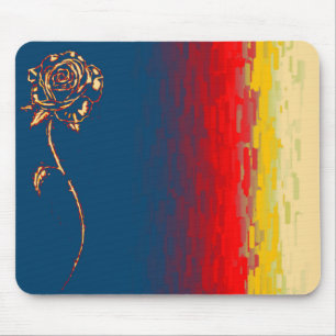 Abstract Rose Mousepad