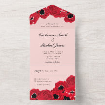Abstract Roses and Poppies