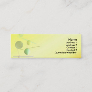 Abstract Round Profile Card