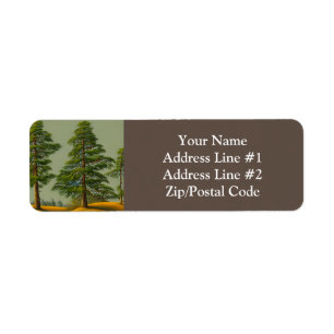 Abstract Rustic Northern Pine
