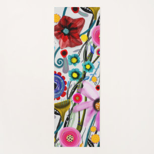 Abstract Ruth Fitta-Schulz floral wedding  Yoga Ma Mat