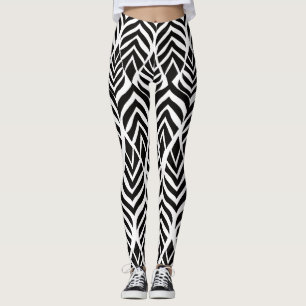 Abstract Safari Wildlife Animal Print Leggings
