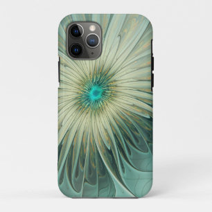 Abstract Sage Green Fantasy Flower Fractal Art Case-Mate iPhone Case