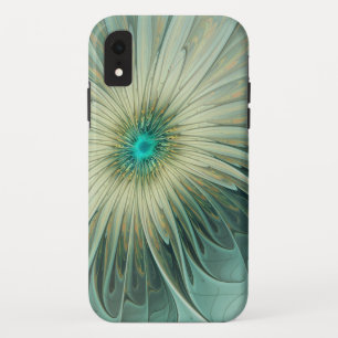 Abstract Sage Green Fantasy Flower Fractal Art Case-Mate iPhone Case