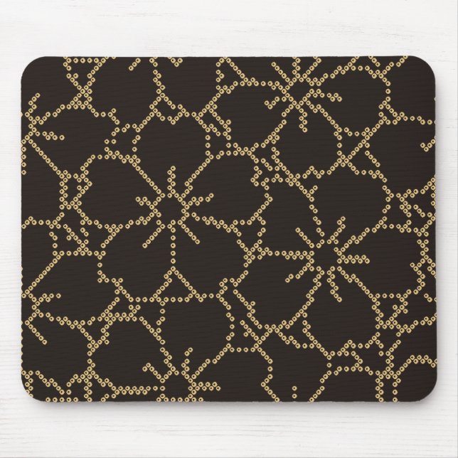 Abstract Sakura Japanese Floral Kimono Mouse Pad (Front)