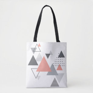 Abstract Scandinavian Geometric Design Tote Bag