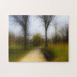Abstract Scene . Central Park New York. Jigsaw Puzzle