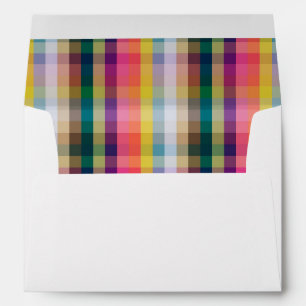 Abstract Scottish Plaid Envelope