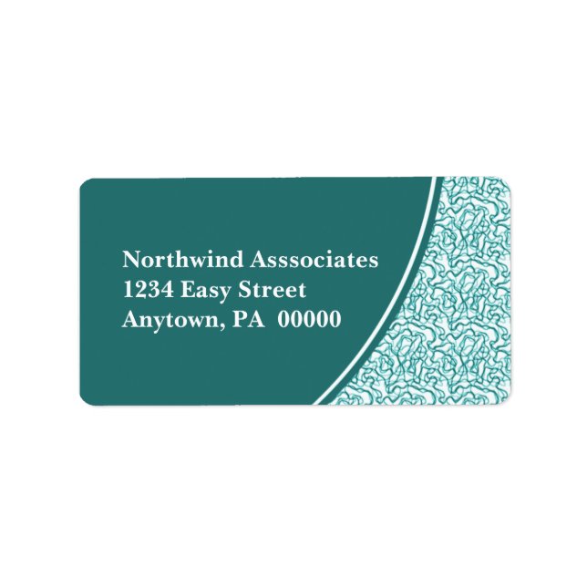 Abstract Scribbles Address Label (Front)