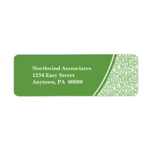 Abstract Scribbles Return Address Label