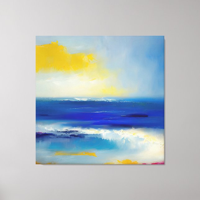 Abstract Sea 04 Canvas Print (Front)