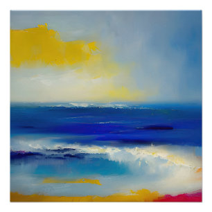 Abstract Sea 04 Poster