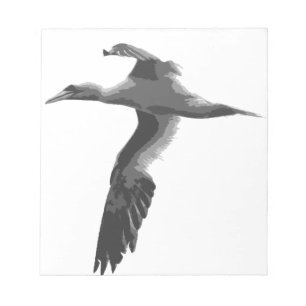 Abstract Sea Birds Notepad