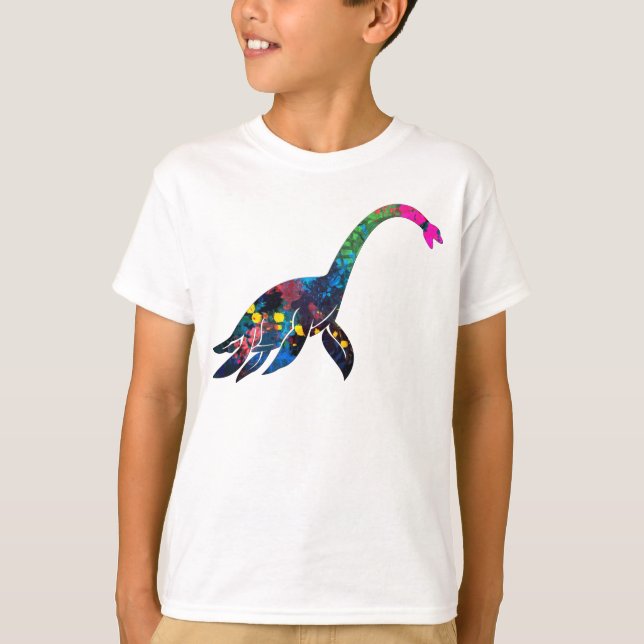 Abstract Sea Dino Baby Tee (Front)