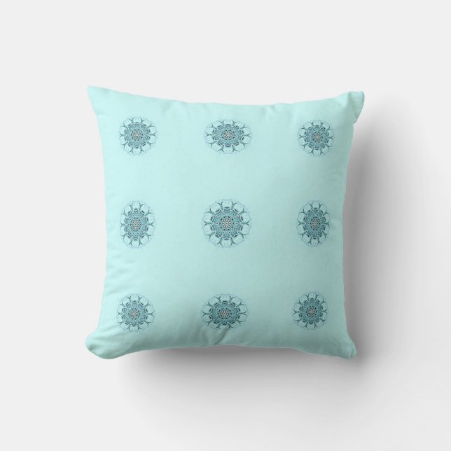 abstract sea foam cushion (Front)
