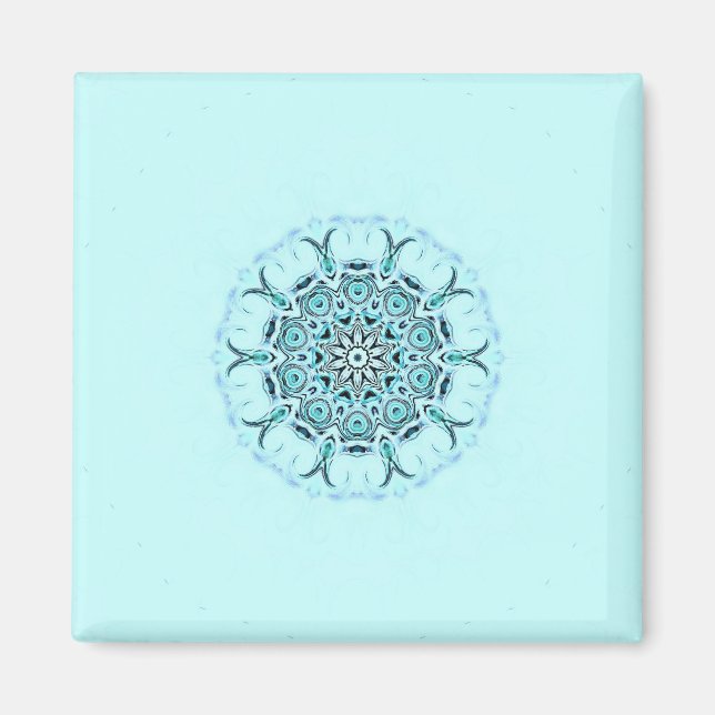 Abstract Sea foam magnet (Front)
