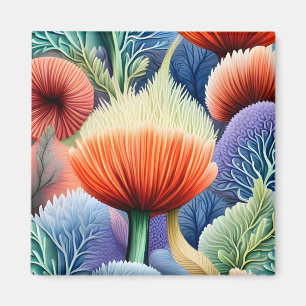 Abstract Sea Forms Magnet