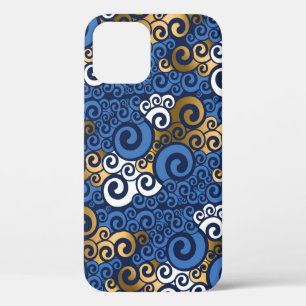 Abstract sea water seamless pattern iPhone 12 case