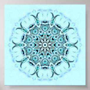 abstract seafoam print