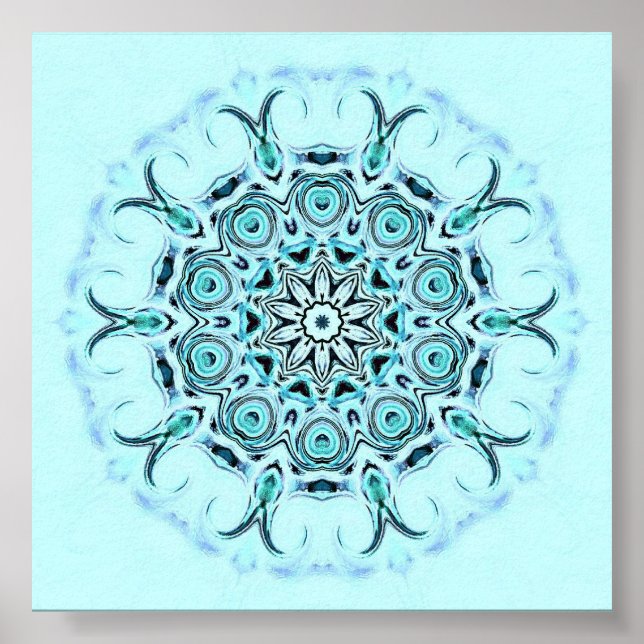abstract seafoam print (Front)