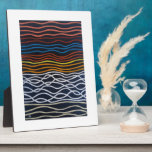 Abstract Seafront Painting by Alfred Fox Plaque<br><div class="desc">Abstract Seafront Painting by Alfred Fox.</div>