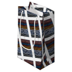 Abstract Seafront Painting by Alfred Fox Small Gift Bag